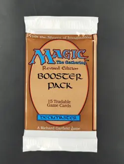 Magic The Gathering Revised Booster Pack 3rd Edition english 1994 sealed - Image 1