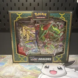 Pokemon TCG VMAX Dragons Premium Collection New & Sealed SWSH 11 Packs + Promos - Image 1