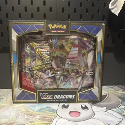 Pokemon TCG VMAX Dragons Premium Collection New & Sealed SWSH 11 Packs + Promos - Image 2