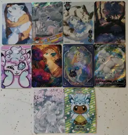 Alolan Vulpix Ninetales Lot of 10 Custom Cards x10 Bundle Collection Pokemon - Image 2