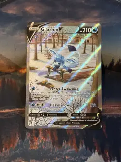 Pokemon TCG Evolving Skies Glaceon v Alternate Art Card 175/203 NM/M Condition - Image 1