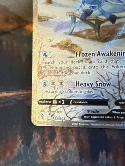 Pokemon TCG Evolving Skies Glaceon v Alternate Art Card 175/203 NM/M Condition - Image 3