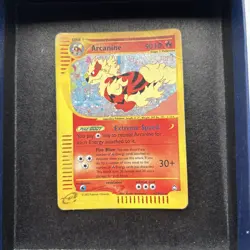 2003 Aquapolis Arcanine Holo Foil Rare H2/H32 WOTC E-Reader Series Pokemon - Image 1