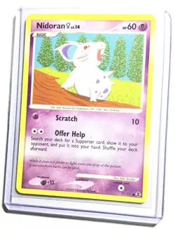 NIDORAN - 71/111 - Rising Rivals - Common - Pokemon Card - NM - Image 1
