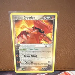 Pokemon Team Magma's Groudon 9/95 2004 EX Team Aqua - Image 1