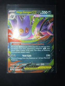 Mega Gengar ex 056/094 Holo ME02: Phantasmal Flames Pokemon Card - Image 1