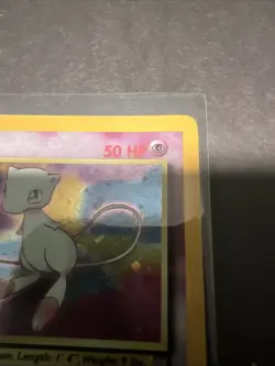 2000 Pokemon Black Star Mew #9 Holo Promo Pokemon League - Image 3