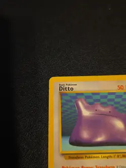 1999 Pokemon WOTC Fossil Ditto Non-Holo 18/62 HP - Image 2