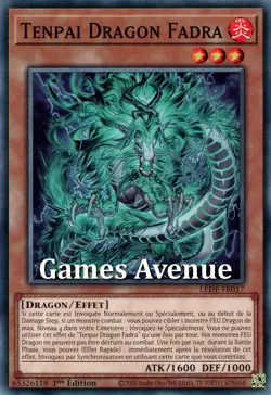 Yu-Gi-Oh ! Tenpai Dragon Fadra LEDE-FR017 VF/COMMUNE - Image 1