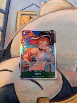 Nami OP14-031 SR Foil - The Azure Sea’s Seven One Piece Card - Image 1