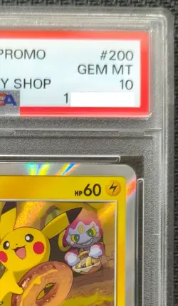 PSA 10 Pikachu 200/SM-P Pokemon Card Friendly Shop Japanese Promo Card 2018 - Image 4