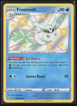 Frosmoth Shiny Holo Rare Shining Fates: Shiny Vault SV034/SV122 NM Pokemon Card - Image 1
