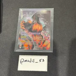 2025 Universus TCG Burning Godzilla P Promo25 87 Foil Limited Edition Foil Card - Image 1