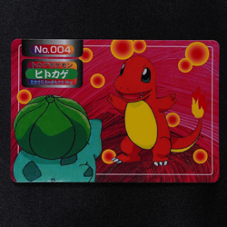 Pokemon Card Charmander 004 Topsun Nintendo Japanese F5091 - Image 2