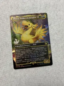 Choco, Seeker of Paradise (Borderless) (Chocobo Track Foil) Final Fantasy Foil - Image 1
