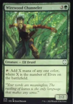 Wirewood Channeler - Commander: Kaldheim: #79, Magic: The Gathering Lp C286 - Image 1