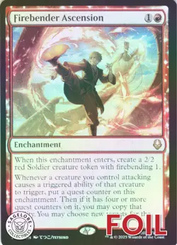 MTG Firebender Ascension (137) | NM Foil | Avatar: The Last Airbender {TLA} - Image 1