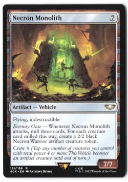 Necron Monolith 161 MTG 40K NM - Image 1