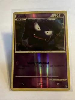 Pokemon TCG Gastly 63/102 Triumphant Reverse Holo - Image 1