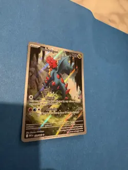 Pokemon TCG Druddigon 151/086 Illustration Rare, White Flare - Image 1