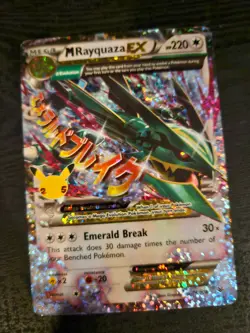 Pokemon TCG Celebrations M/Mega Rayquaza EX Classic Collection Holo Near Mint - Image 1
