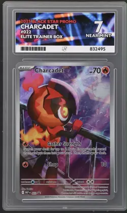 Charcadet Black Star Promo ACE 7 Pokemon TCG ETB 022 - Image 1