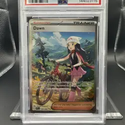 2025 Pokemon Phantasmal Flames EN Dawn #129 SIR Graded PSA 8 - Image 3