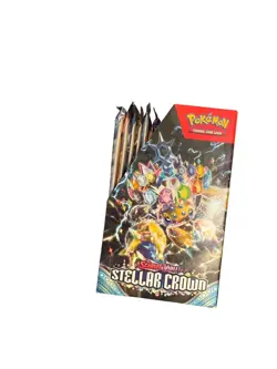 Pokemon Scarlet & Violet Stellar Crown Half Booster Box 18 Packs - Image 3