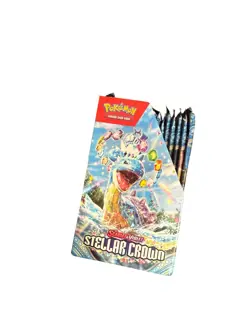 Pokemon Scarlet & Violet Stellar Crown Half Booster Box 18 Packs - Image 4