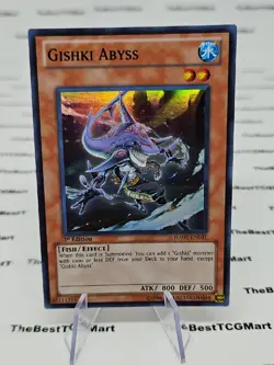 Gishki Abyss HA05-EN031 1st Super Rare NM Yugioh - Image 1
