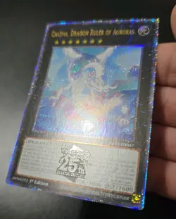 Yugioh Chasma, Dragon Ruler of Auroras Quarter Century Secret Rare ALIN-EN047 NM - Image 3