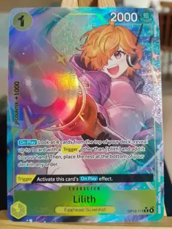 Lilith OP13-113 Alternate Art Carrying On His Will - One Piece NM - Image 1