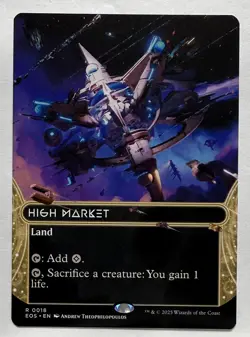 R 0018 High Market FOIL STELLAR SIGHTS BORDERLESS Edge of Eternities MTG Card - Image 1
