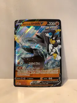 Rapid Strike Urshifu V Jumbo Pokemon TCG SWSH107 Oversized Card - Image 1