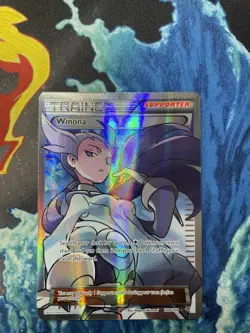 Pokemon Winona 108/108 XY Roaring Skies Full Art Ultra Rare Holo Card - Image 1