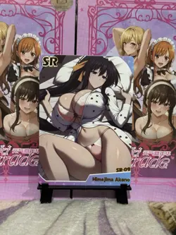GODDESS STORY GENKI PARADE SR-09 AKENO HIGH SCHOOL DXD ANIME WAIFU CARD - Image 1