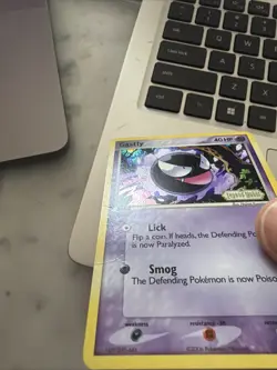 Pokemon Card - Gastly Legend Maker 52/92 Common Reverse Holo Stamped - Image 3