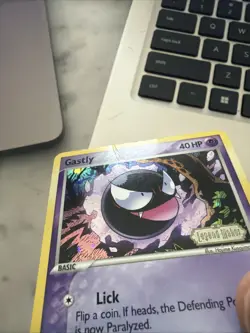 Pokemon Card - Gastly Legend Maker 52/92 Common Reverse Holo Stamped - Image 4