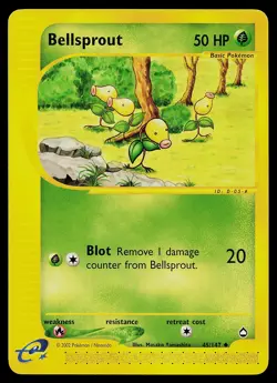 Pokemon Card - Bellsprout Aquapolis 45/147 Uncommon - Image 1