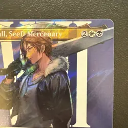 Magic the Gathering Squall, Seed Mercenary Borderless Surge Foil Final Fantasy - Image 3