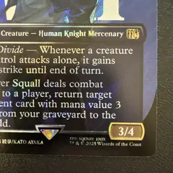Magic the Gathering Squall, Seed Mercenary Borderless Surge Foil Final Fantasy - Image 4