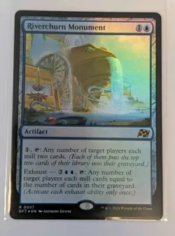Riverchurn Monument Aetherdrift Foil - MTG RARE - Image 1