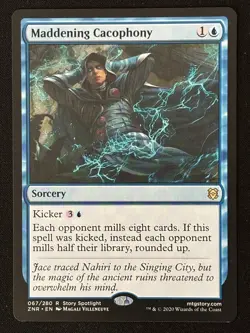 1x MTG Maddening Cacophony - Zendikar Rising (ZNR) #67 - Magic the Gathering - Image 1