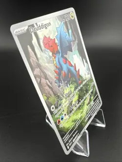 Druddigon Full Art Illustration Rare 151/086 Pokemon White Flare - Image 3