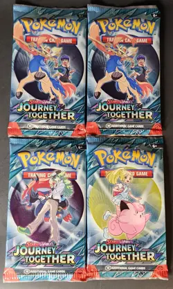 4 - POKEMON TCG SV09 Scarlet & Violet Journey Together Booster Pack LOT - Sealed - Image 1