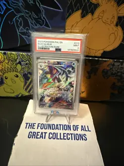 2023 Pokemon PAL EN 210 Baxcalibur Illustration Rare PSA MINT 9 - Image 1
