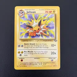 Pokemon TCG Jolteon Jungle 20/64 Rare Unlimited - LP - Image 1
