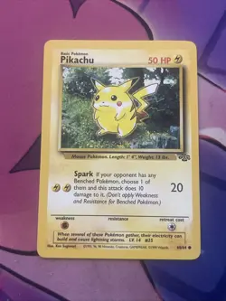 Pikachu 60/64 Jungle Regular MP English - Pokemon - Image 1