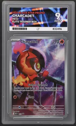 Charcadet Black Star Promo ACE 9 Pokemon TCG ETB 022 - Image 1