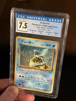 Pokemon 1998 Articuno Japanese Starter Red/Green Gift Set Holo CGC 7.5 PSA - Image 1